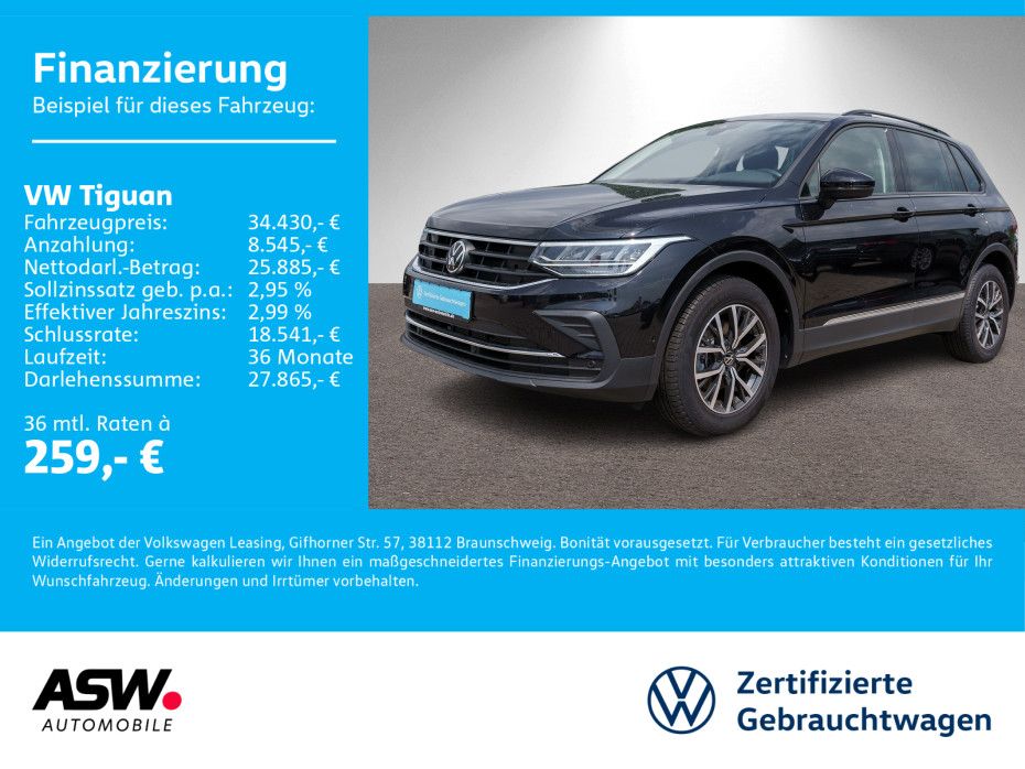 Volkswagen Tiguan Life 1.5TSI DSG Navi LED ACC Standheizung