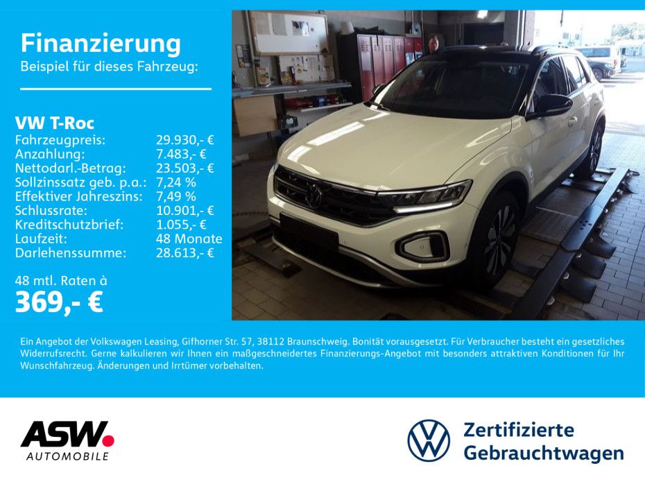 Volkswagen T-Roc Life 1.5 TSI DSG LED Navi RFK SHZ Standhzg