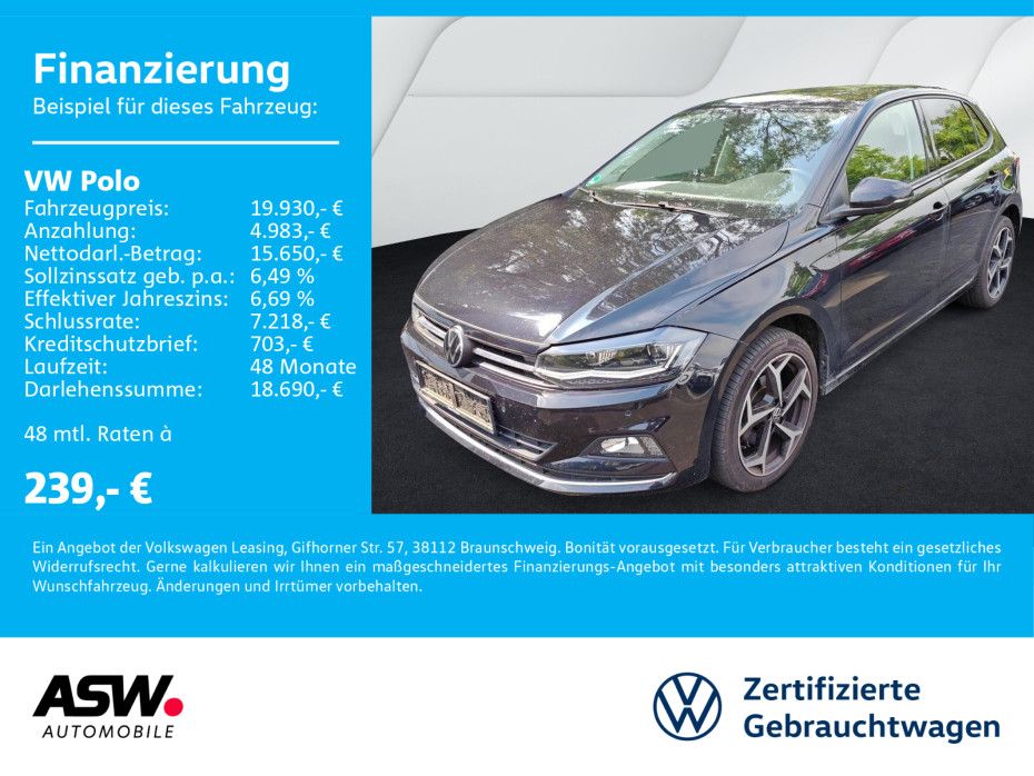 Volkswagen Polo Highline 1.0TSI DSG Navi LED ACC VC SHZ PDC