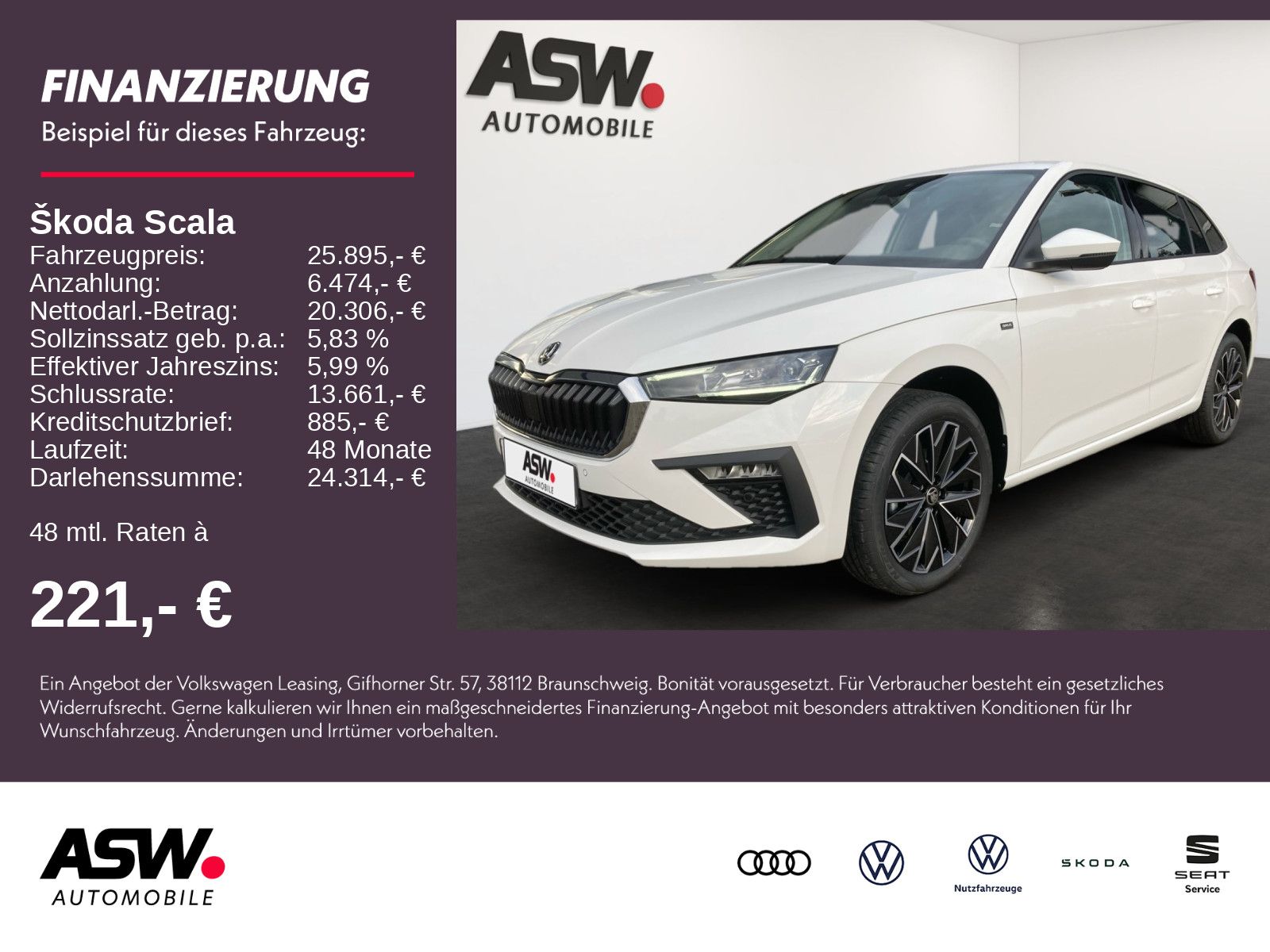 SKODA Scala Drive 1,0TSI 115PS Klima Kamera PDC SHZ