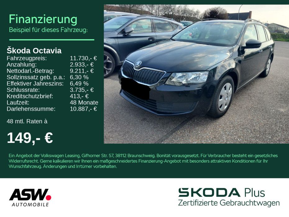 SKODA Octavia Combi 1.0 TSi Active Green tec Klima SHZ