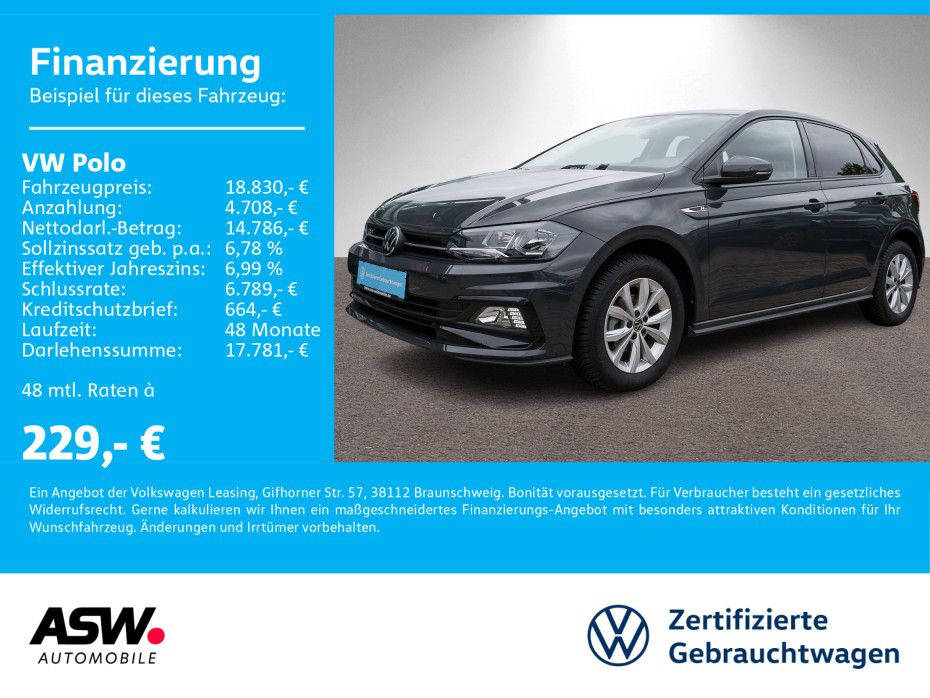 Volkswagen Polo Highline 1.0 TSI R-Line ACC PDC DAB+ SHZ