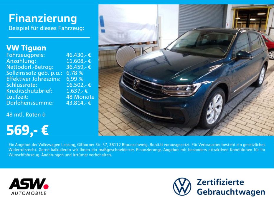 Volkswagen Tiguan Life 4M 2.0 TDI DSG LED NAVI PANO AHK RFK