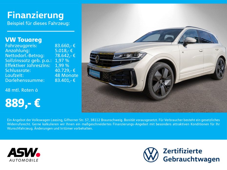 Volkswagen Touareg R-Line 4M 3.0TDI Tiptr LED NAVI AHK PANO