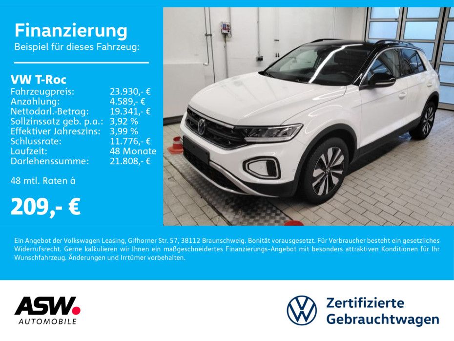 Volkswagen T-Roc Move 1.0 TSI Navi LED SHZ PDC AHK