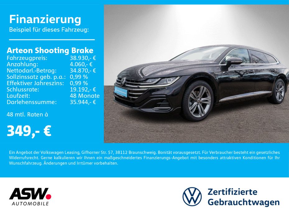 Volkswagen Arteon Shooting Brake R-Line 4M 2.0 TDI DSG AHK