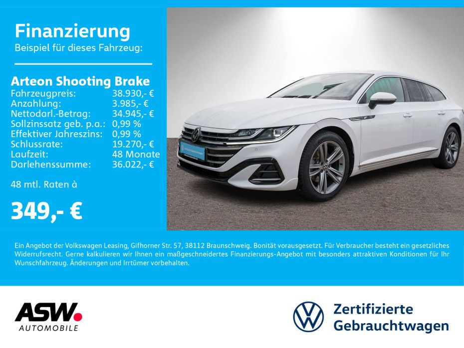 Volkswagen Arteon Shooting Brake R-Line 4M 2.0 TDI DSG AHK