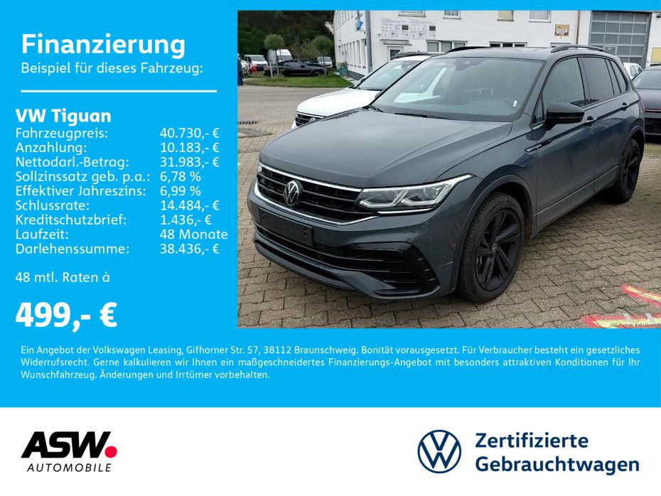 Volkswagen Tiguan R-Line 4M 2,0TSI DSG LED PANO Head-up RFK