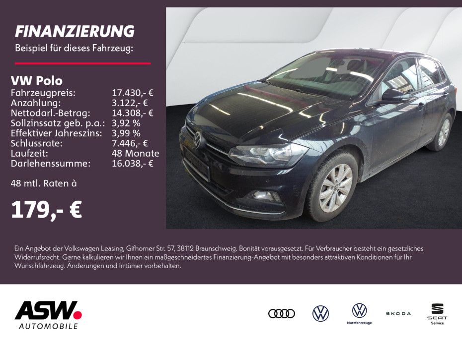 Volkswagen Polo Highline 1.0TSI DSG ACC Licht+Sicht PDC SHZ