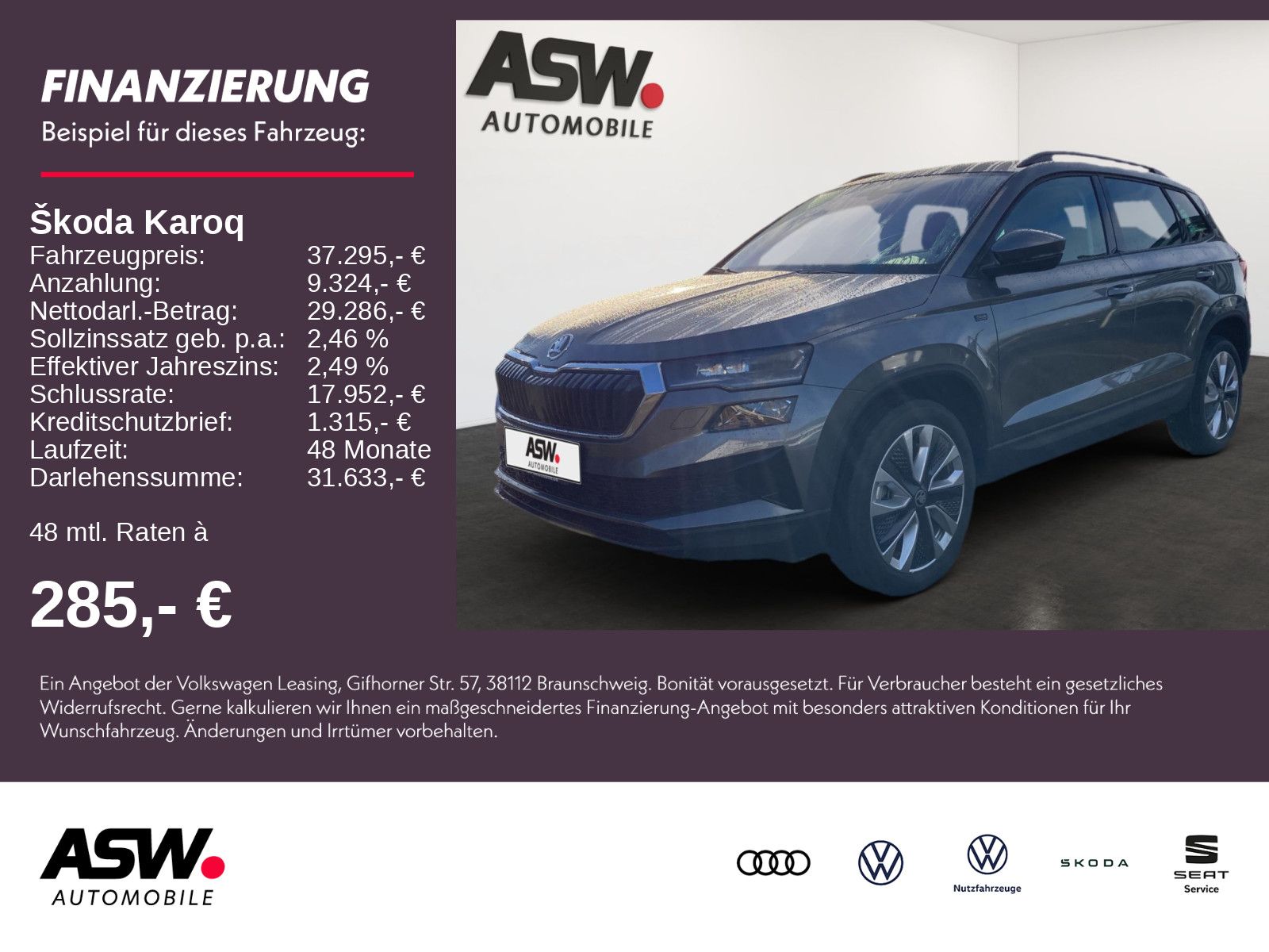 SKODA Karoq Tour 1,5TSI 150PS DSG Navi Kamera ACC AHK