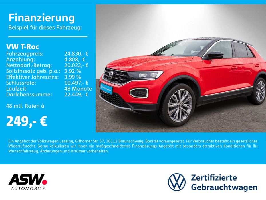 Volkswagen T-Roc United 1.5 TSI DSG Navi LED ACC Stdhzg AHK