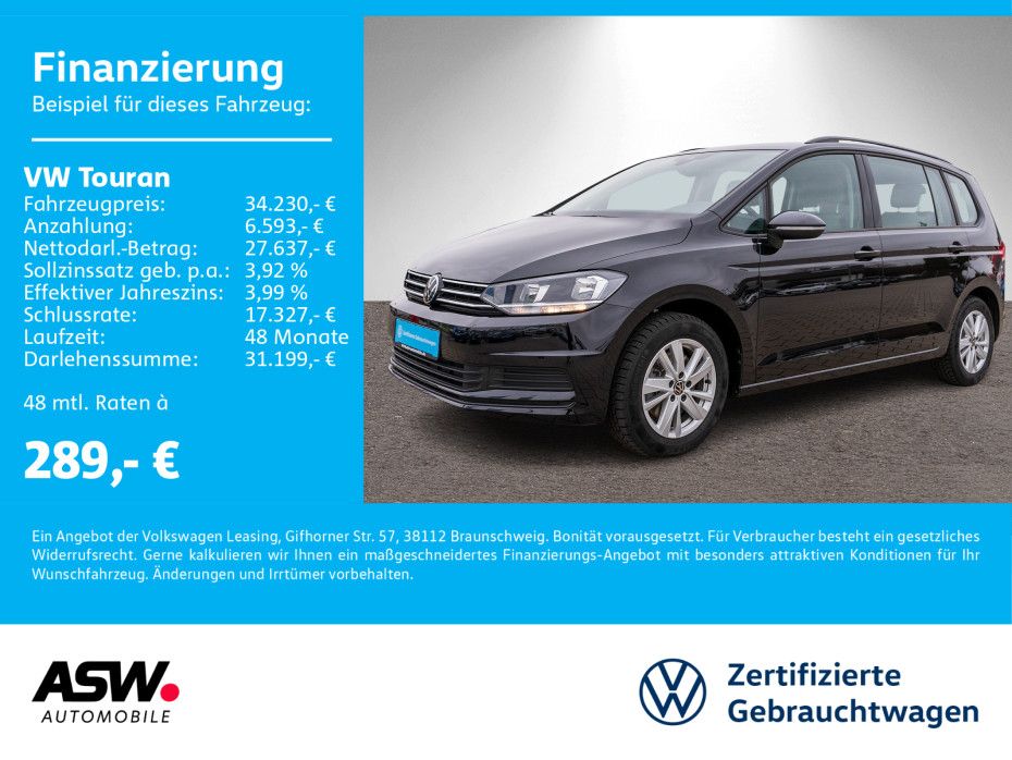 Volkswagen Touran Comfortline 1.5 TSI Navi ACC VC 7-Sitzer