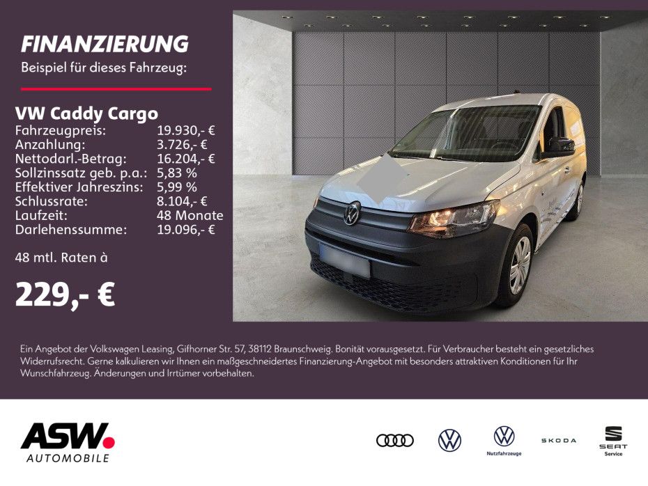 Volkswagen Caddy Cargo 1.5 TSI Klima NAVI PDC v/h DAB+ RFK