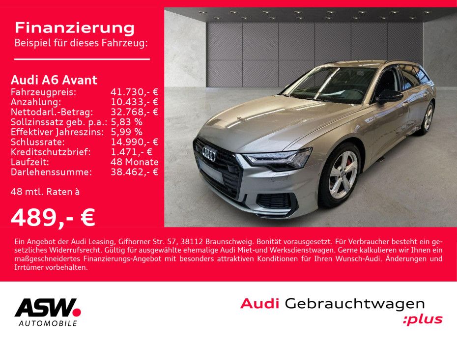 Audi A6 Avant Sline 55TFSI e quattro Navi Matrix ACC