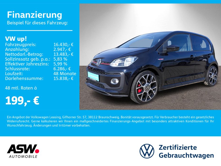 Volkswagen up! GTI 1.0 TSI Klima RFK PDC Maps&More beats