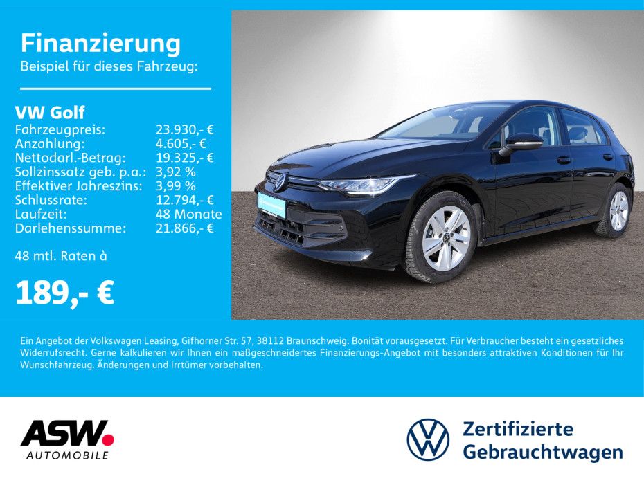 Volkswagen Golf Life 1.5 TSI Navi LED ACC SHZ PDC AHK