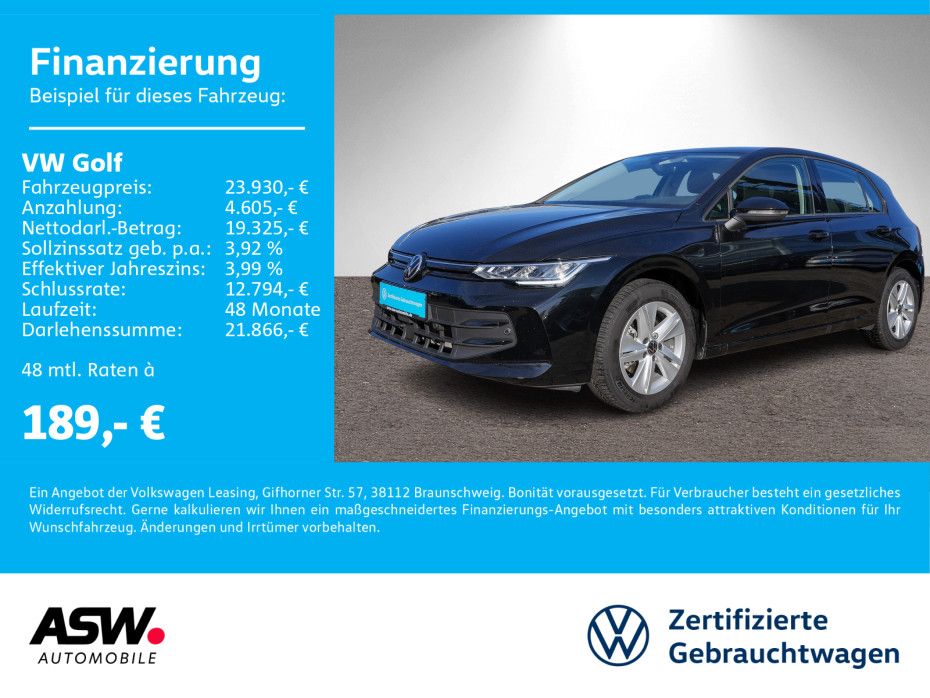 Volkswagen Golf Life 1.5 TSI Navi LED ACC SHZ PDC AHK