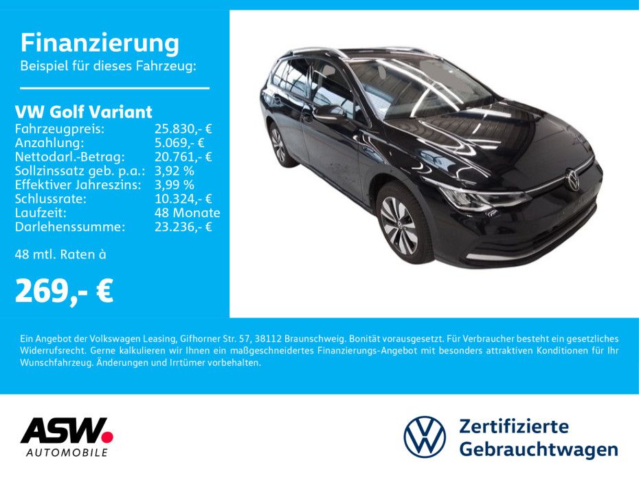 Volkswagen Golf Variant Move 1,0TSI Navi LED SHZ RFK VC AHK