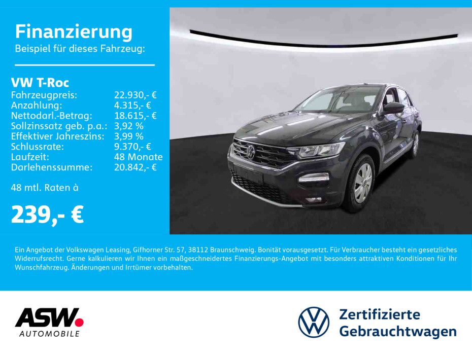 Volkswagen T-Roc Style 1.5 TSI DSG Navi PDC ACC SHZ AHK