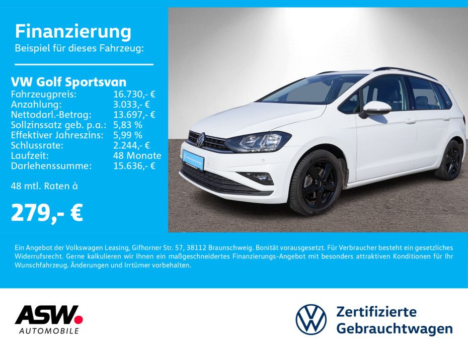 Volkswagen Golf Sportsvan Comfortline 1.5 TSI PDC v/h DAB+