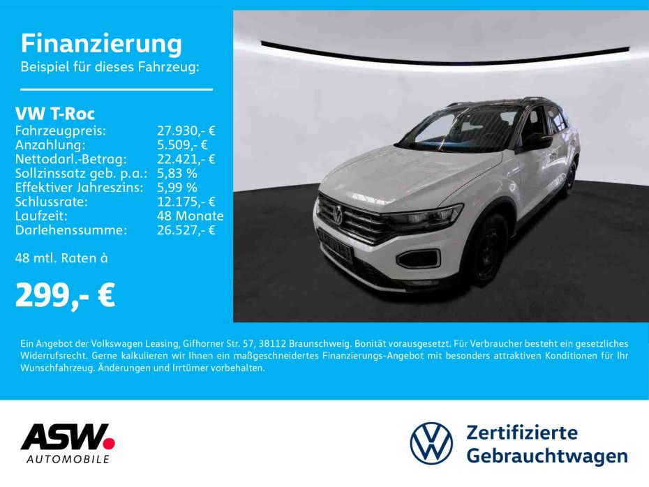 Volkswagen T-Roc Sport 2.0 TDI DSG LED ACC RFK Pano AHK VC